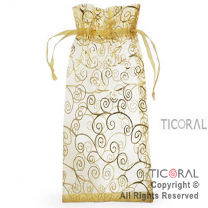 BOLSA ORGANZA ORO 15X25 ARABESCO HS3971-7 x 1